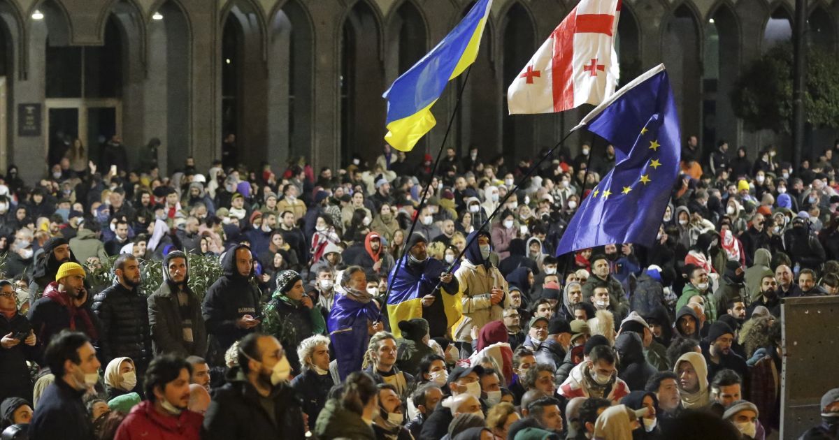 Масові протести в Грузії