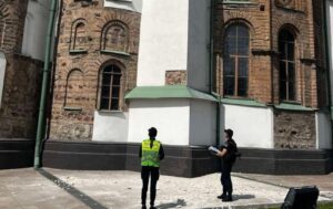 У Києві внаслідок обстрілу постраждав Софійський собор