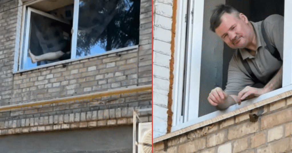 У Києві чоловік влаштував скандал, вигукуючи "Слава Росії" та знущаючись з ветерана, який втратив ногу