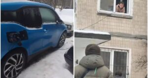 У Києві виник конфлікт між сусідами через зарядку електрокара з вікна після 9 днів без електрики